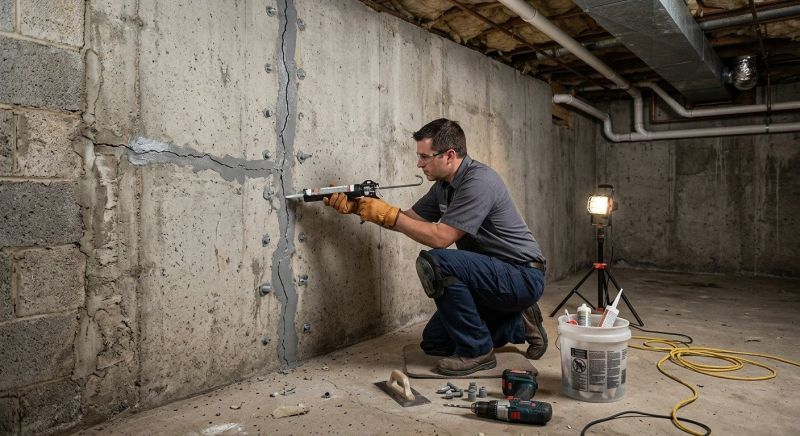 Basement Crack Repair in New York, NY