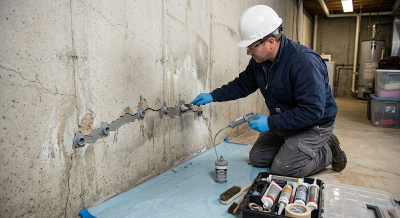 Basement Crack Repair in New York, NY