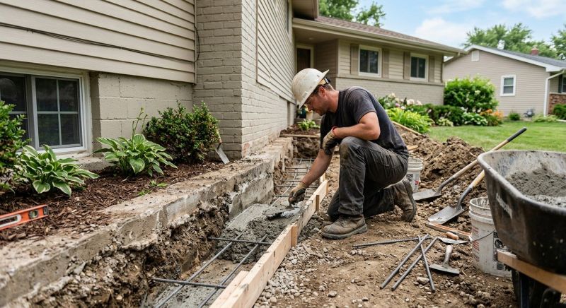 Concrete Foundation Repair in Merrick, NY