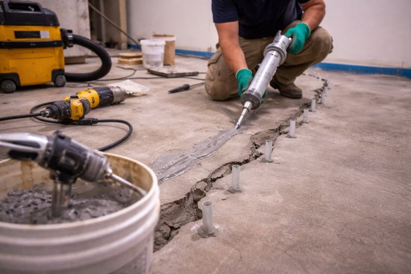 Cracked Basement Floor Repair in New York, NY