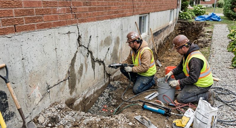 Cracked Foundation Repair in Dumont, NJ