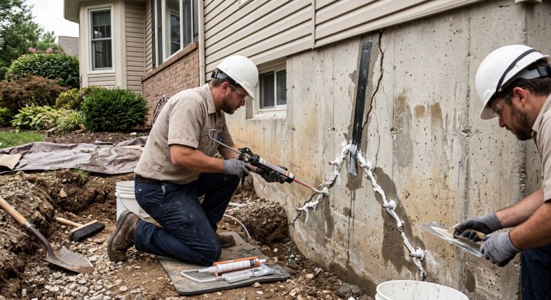 Cracked Foundation Repair in East Orange, NJ