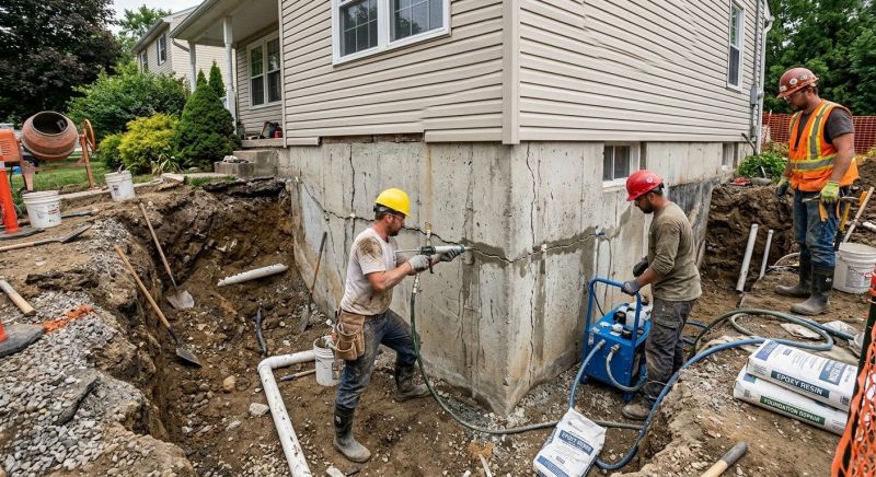 Cracked Foundation Repair in Hartsdale, NY