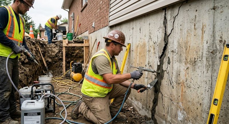 Cracked Foundation Repair in Staten Island, NY