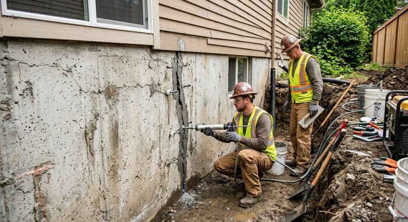 Cracked Foundation Repair in Union, NJ