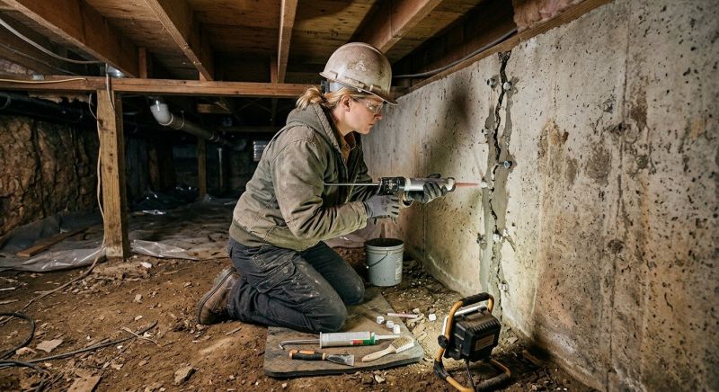 Crawlspace Foundation Repair in Lodi, NJ