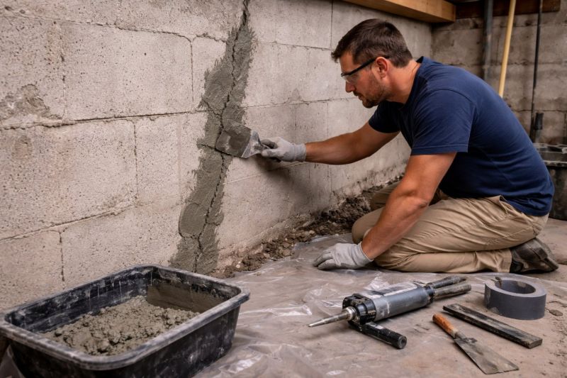 Foundation Crack Repair in Lodi, NJ