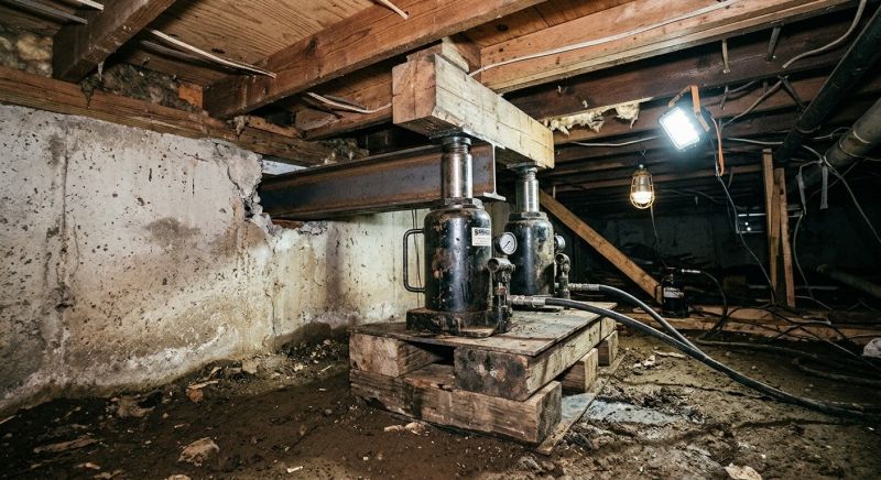 Foundation Jacking in Bayside, NY