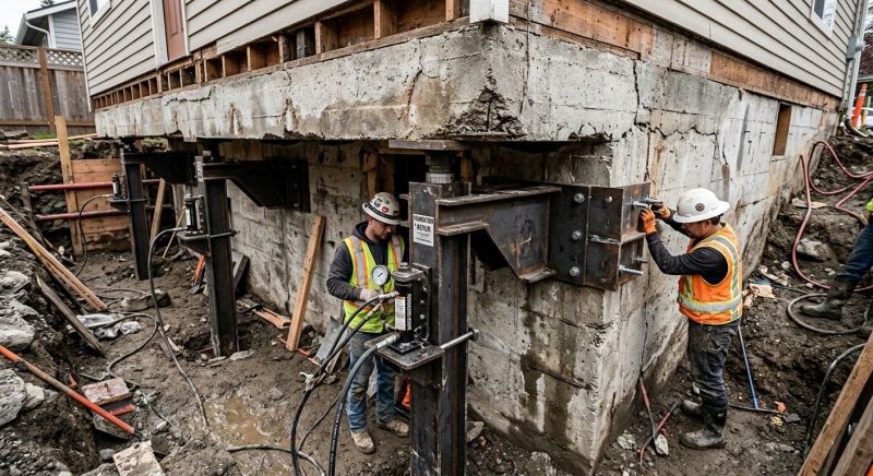 Foundation Lifting in East Hanover, NJ