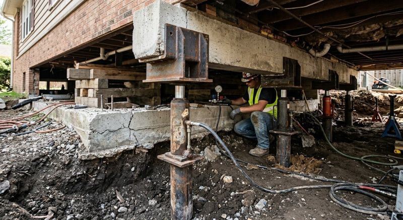 Foundation Lifting in East Orange, NJ