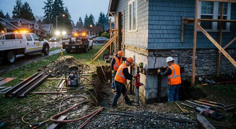 Foundation Stabilizing in Chatham, NJ