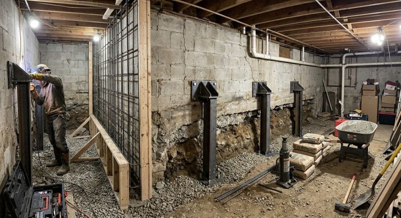Foundation Stabilizing in East Hanover, NJ