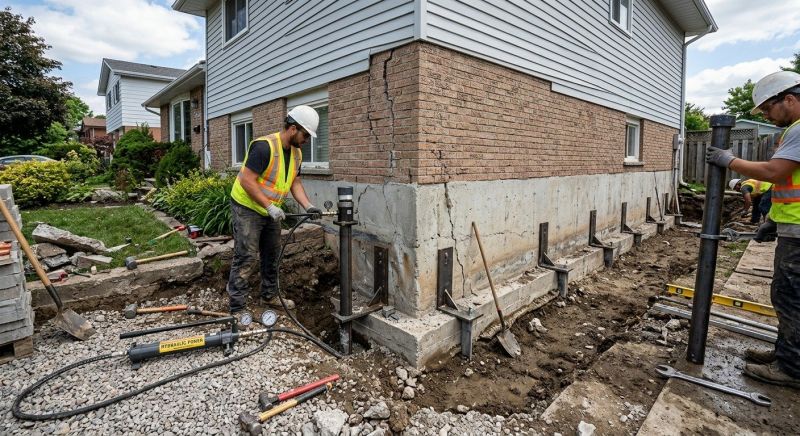 Foundation Stabilizing in Westbury, NY