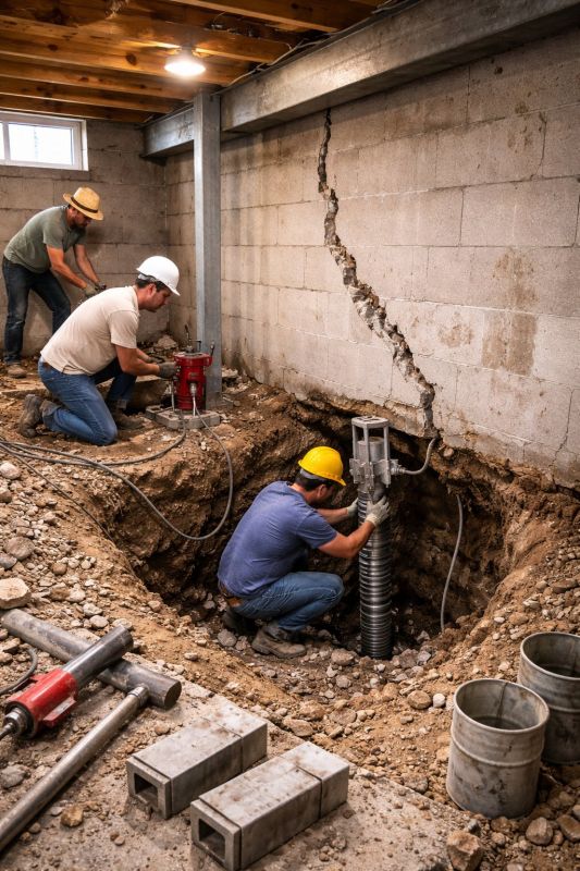 Foundation Structural Repair in Fairfield, NJ