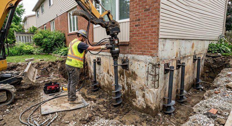 Helical Piers Installation in New York, NY