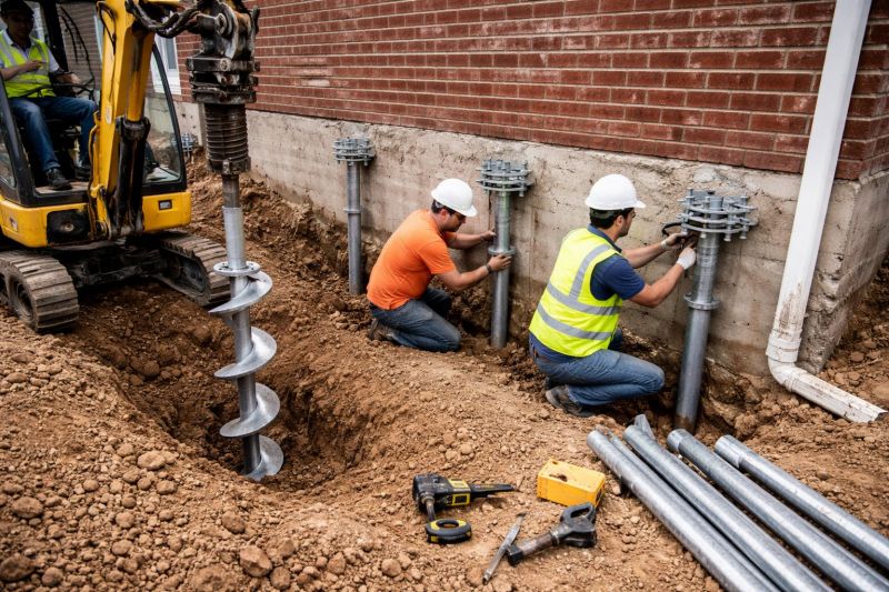 Helical Piers Installation in New York, NY