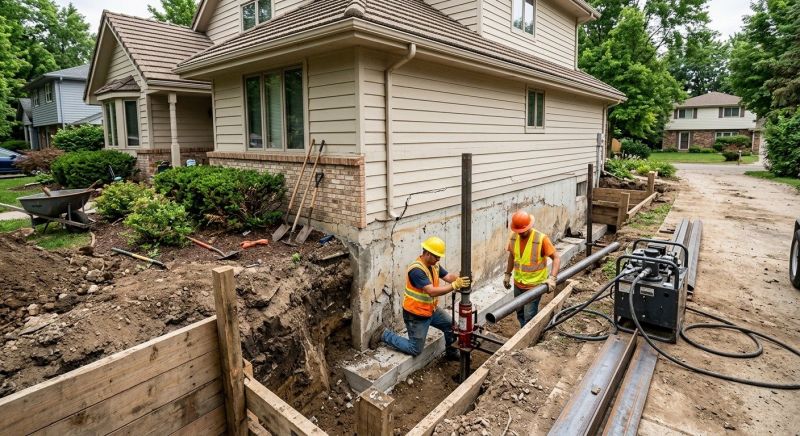 House Foundation Repair in Rahway, NJ