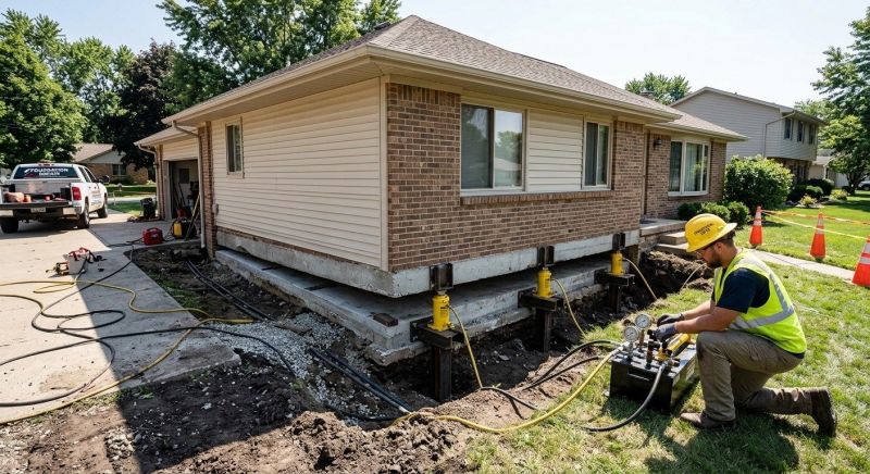 Sinking Foundation Lifting in New York, NY