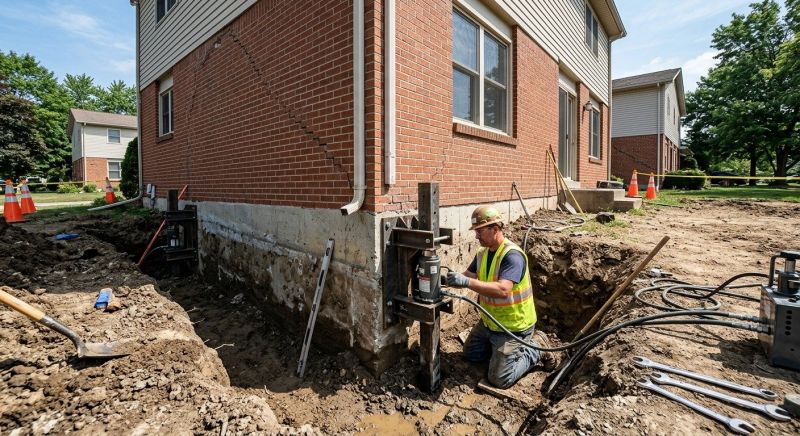 Sinking Foundation Repair in Glen Head, NY