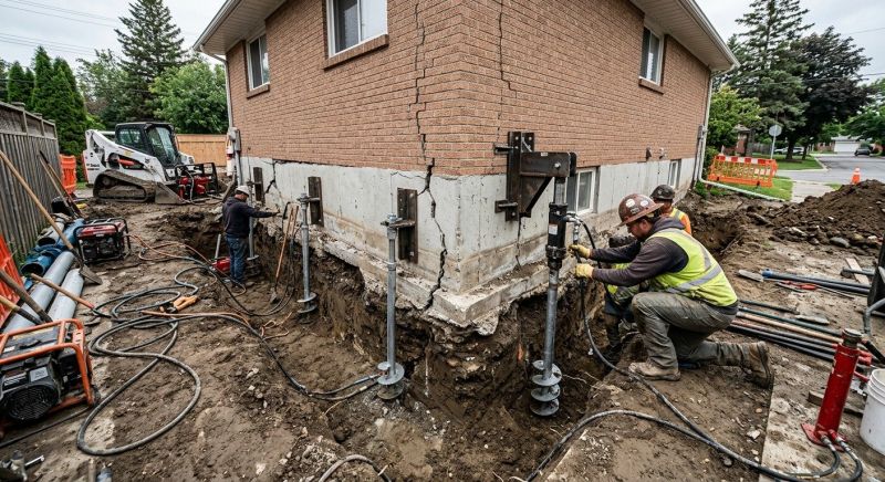 Sinking Foundation Repair in Hastings On Hudson, NY