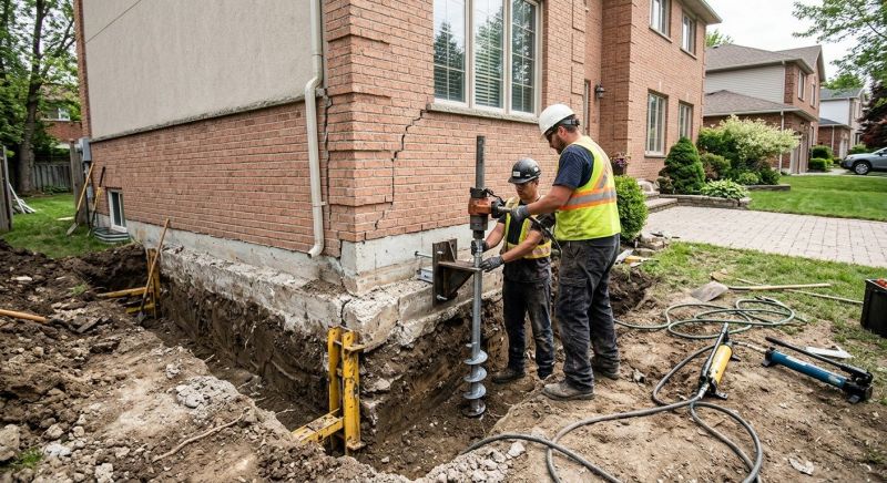 Sinking Foundation Repair in Larchmont, NY